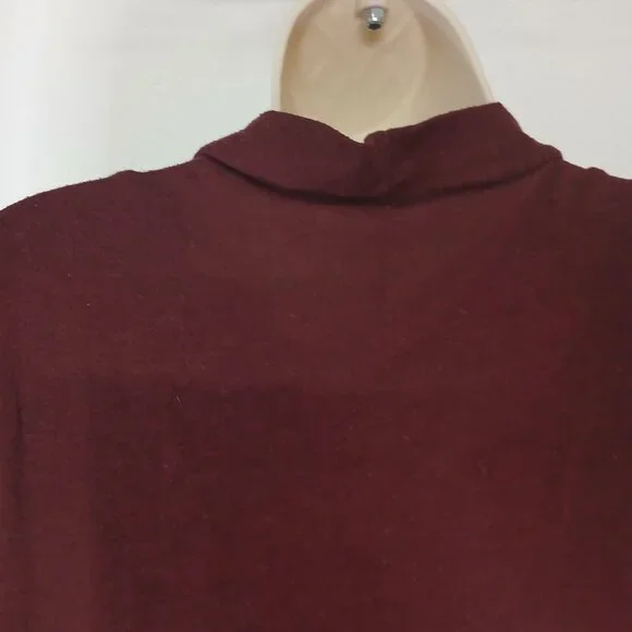 UEC Zenana Outfitters Maroon Long Sweater Duster with pockets size 3X - Picture 7 of 9